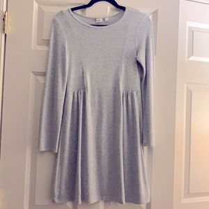 Pale blue cotton long-sleeved GAP Kids dress, size 12